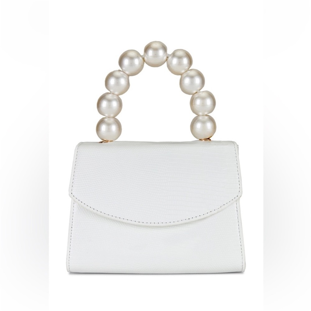 NWT | OLGA BERG PETA PEARL HANDLE BAG